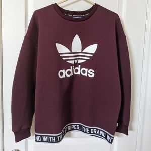 Adidas Sweater Maroon/Burgundy